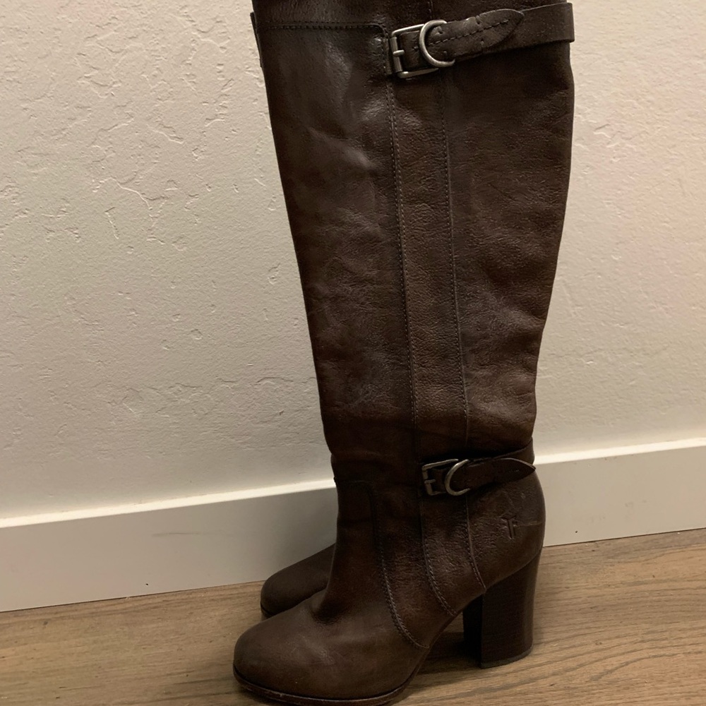 Frye Leather Heeled Boots